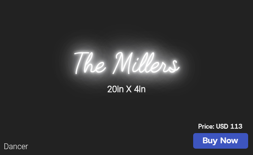 CUSTOM NEON SIGN FOR Britneymiller57