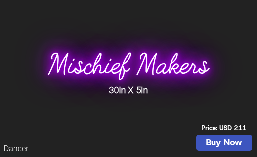 CUSTOM NEON SIGN FOR Angelahhr