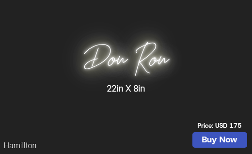 CUSTOM NEON SIGN FOR Rsdbrown28