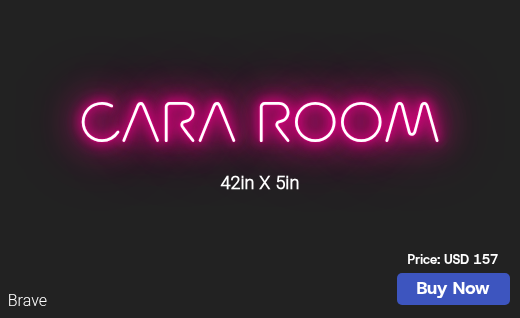 CUSTOM NEON SIGN FOR Twicker434