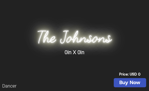 CUSTOM NEON SIGN FOR Crob8705