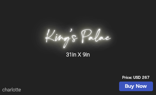 CUSTOM NEON SIGN FOR Charles Neptune