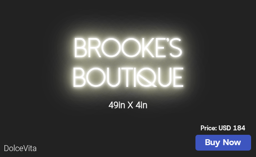 CUSTOM NEON SIGN FOR Anelloe