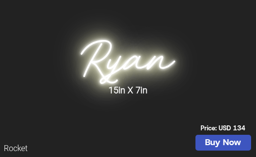CUSTOM NEON SIGN FOR Kiah226