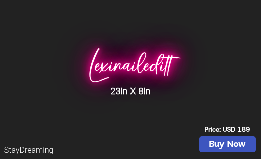 CUSTOM NEON SIGN FOR Alexiajohnson233