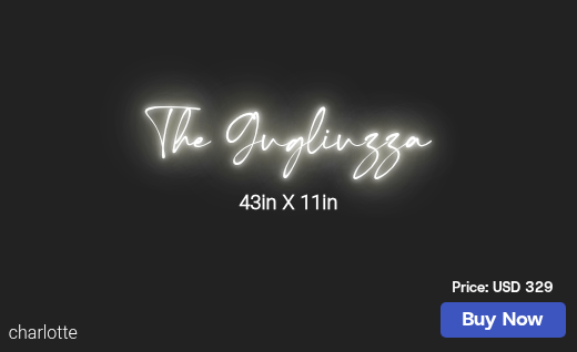 CUSTOM NEON SIGN FOR Tgug