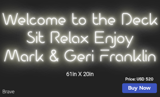 CUSTOM NEON SIGN FOR Franko6185