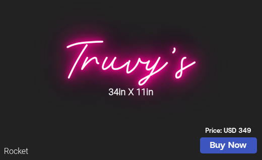 CUSTOM NEON SIGN FOR Barrettsean1987