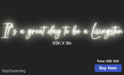 CUSTOM NEON SIGN FOR Matt Livingston70