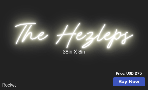 CUSTOM NEON SIGN FOR Jay Hezlep