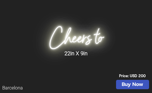 CUSTOM NEON SIGN FOR Perezt86