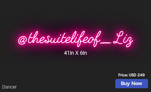 CUSTOM NEON SIGN FOR Ewilczek77