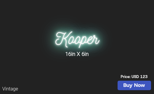 CUSTOM NEON SIGN FOR Thomasromack