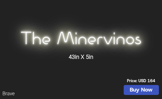 CUSTOM NEON SIGN FOR Cminervino1017