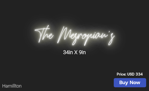 CUSTOM NEON SIGN FOR Ir Karakhanyan
