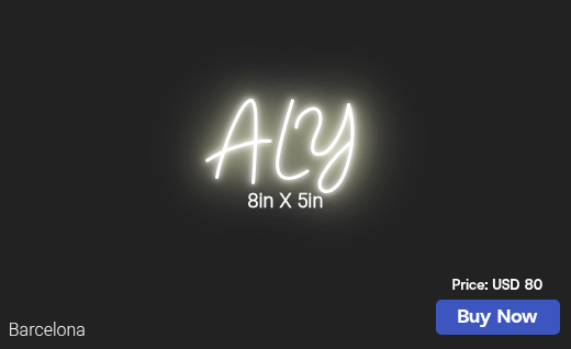 CUSTOM NEON SIGN FOR Wilsonterrence