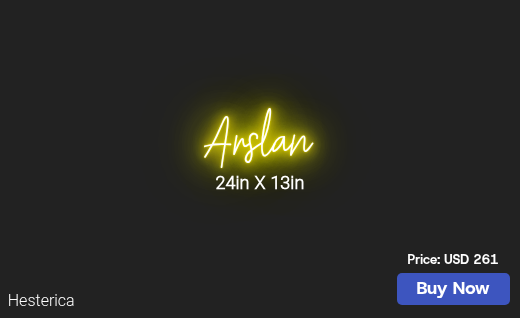 CUSTOM NEON SIGN FOR Yasirshabeer6666