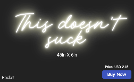 CUSTOM NEON SIGN FOR Tracy