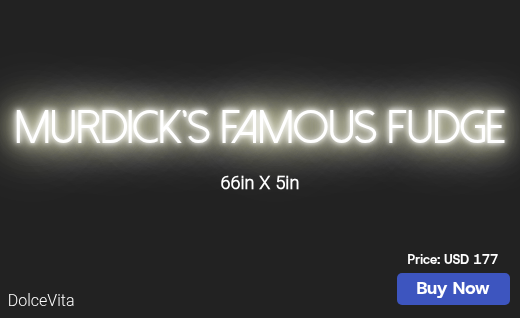 CUSTOM NEON SIGN FOR Johnmurdick