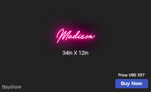 CUSTOM NEON SIGN FOR Nancy