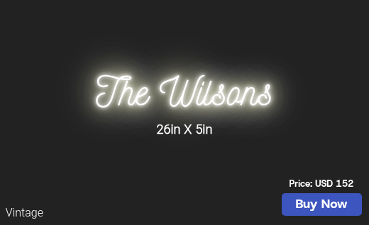 CUSTOM NEON SIGN FOR Swanson Janice