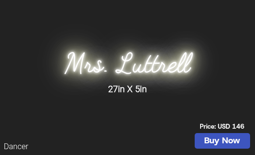 CUSTOM NEON SIGN FOR Office