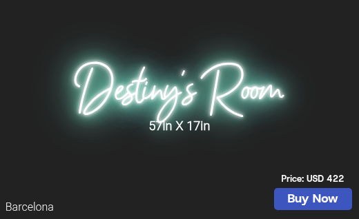 CUSTOM NEON SIGN FOR Cookscvk