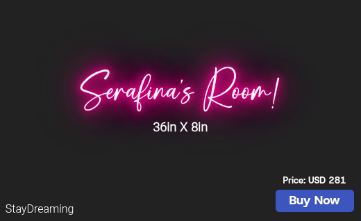 CUSTOM NEON SIGN FOR Sarah Miller2116