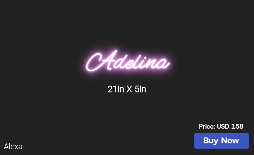 CUSTOM NEON SIGN FOR Kimvigorito