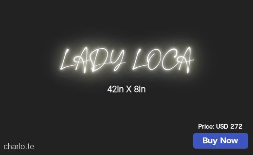 CUSTOM NEON SIGN FOR Pinktattoo24