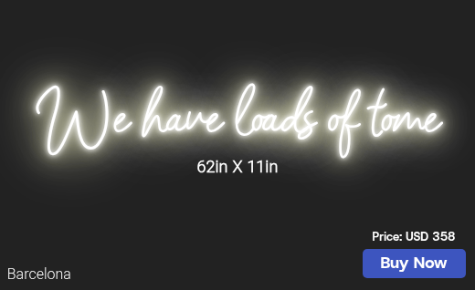 CUSTOM NEON SIGN FOR Tlcoffman66
