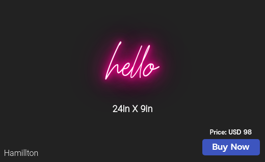 CUSTOM NEON SIGN FOR Khizra Farrukh