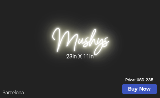 CUSTOM NEON SIGN FOR Jamespf45