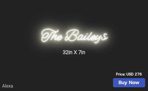 CUSTOM NEON SIGN FOR 20kirbk