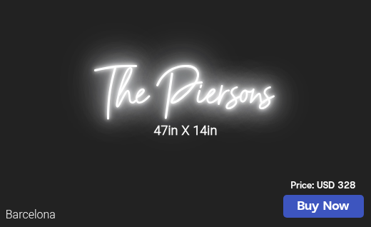 CUSTOM NEON SIGN FOR Peanut11 29
