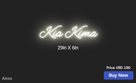 CUSTOM NEON SIGN FOR Iambutrutoo