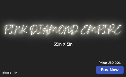 CUSTOM NEON SIGN FOR Pnourvle