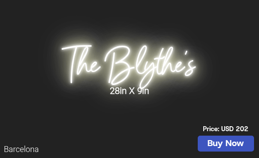 CUSTOM NEON SIGN FOR Rhondamneighbors