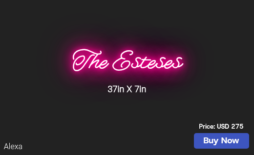 CUSTOM NEON SIGN FOR Jennyestes