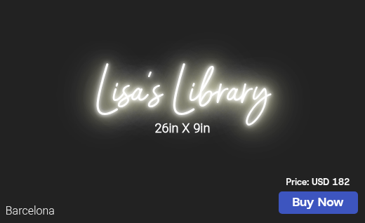CUSTOM NEON SIGN FOR Lisaowens