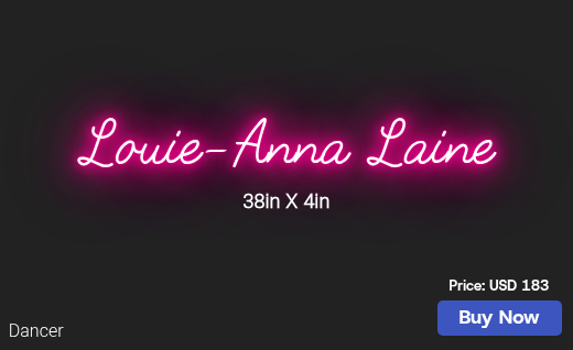 CUSTOM NEON SIGN FOR Melissadavis011378