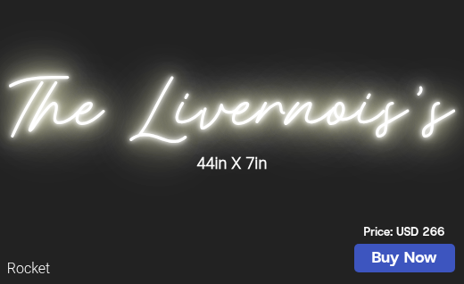 CUSTOM NEON SIGN FOR Jenniferryberg