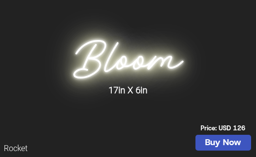CUSTOM NEON SIGN FOR Becca Dervan