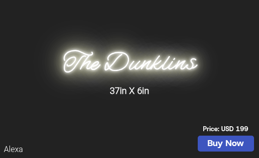 CUSTOM NEON SIGN FOR Ndunklin