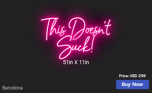 CUSTOM NEON SIGN FOR Tracy