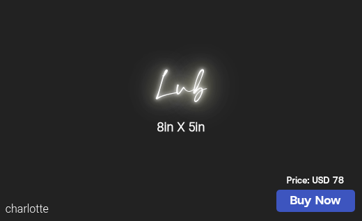 CUSTOM NEON SIGN FOR Jonathanlubin25