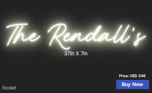 CUSTOM NEON SIGN FOR Grimes Eh