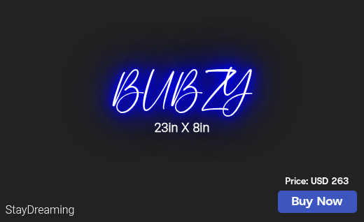 CUSTOM NEON SIGN FOR Cins529