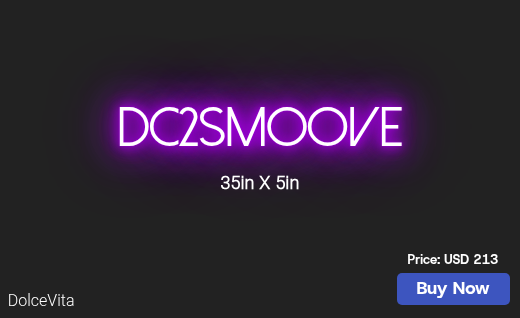 CUSTOM NEON SIGN FOR Dmahone09