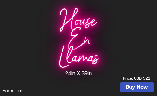 CUSTOM NEON SIGN FOR Barbaramont3